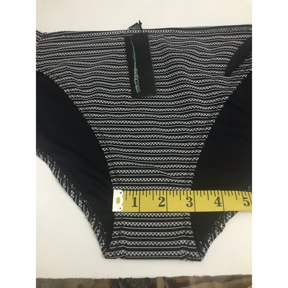 Marie Meili Women’s Bikini Bottom Size XXL Striped Black & White Color - Picture 11 of 16